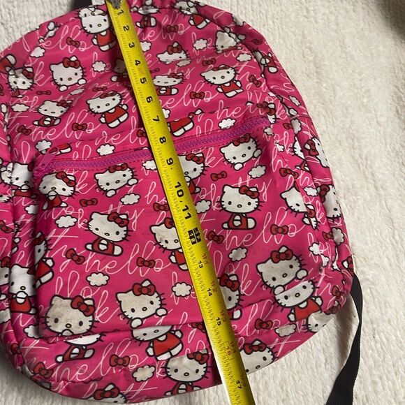 Hello Kitty Sanrio Pink nylon medium Backpack - Picture 6 of 9